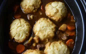 Beef casserole and cobblers Image