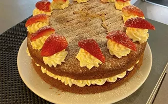 Victoria Sponge Cake Image