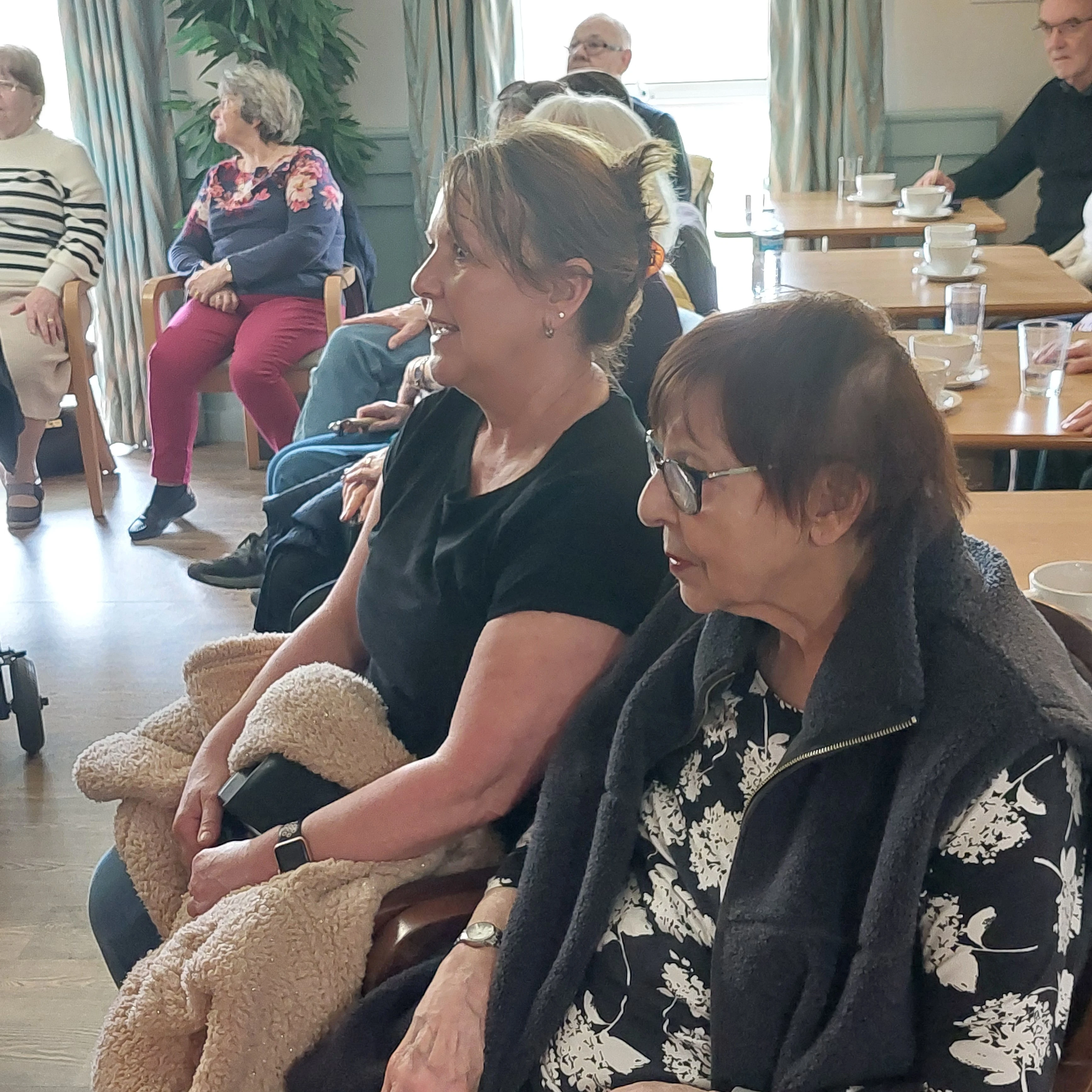 Attendees of the lunch club at Speedwell Court