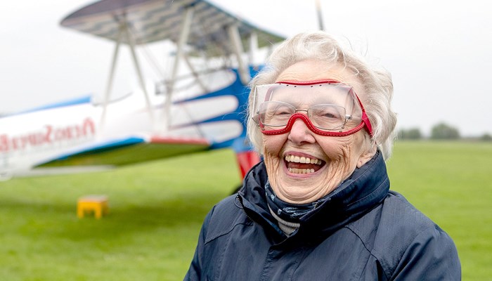 Thrill-seeker Betty helps fundraise for a summer house  Image