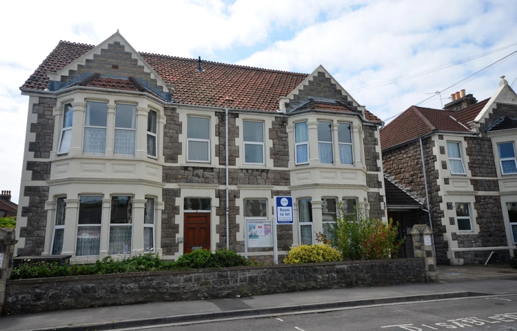 The front of Abbeyfield House, Weston-Super-Mare BS23 3BB