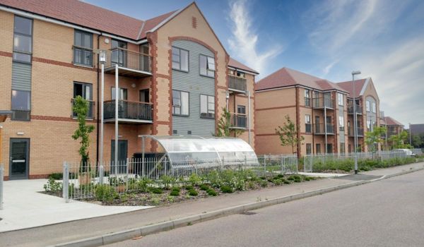 Street view of Girton Green, Independent Living in Cambridge