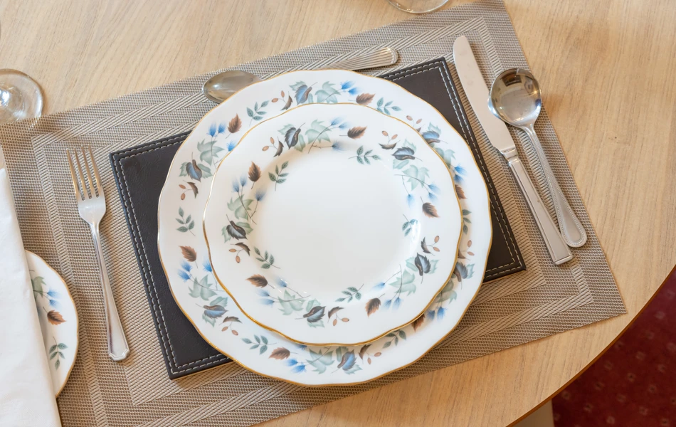 Place Setting For Dinner At Bolton Lodge And Proctor House