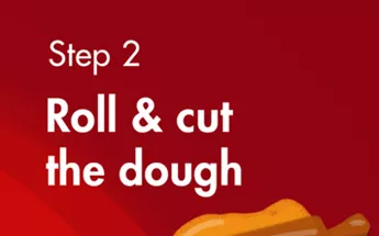 Roll & cut the dough Image