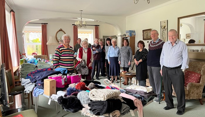 Cotmaton House residents collect hundreds for Ukraine appeal