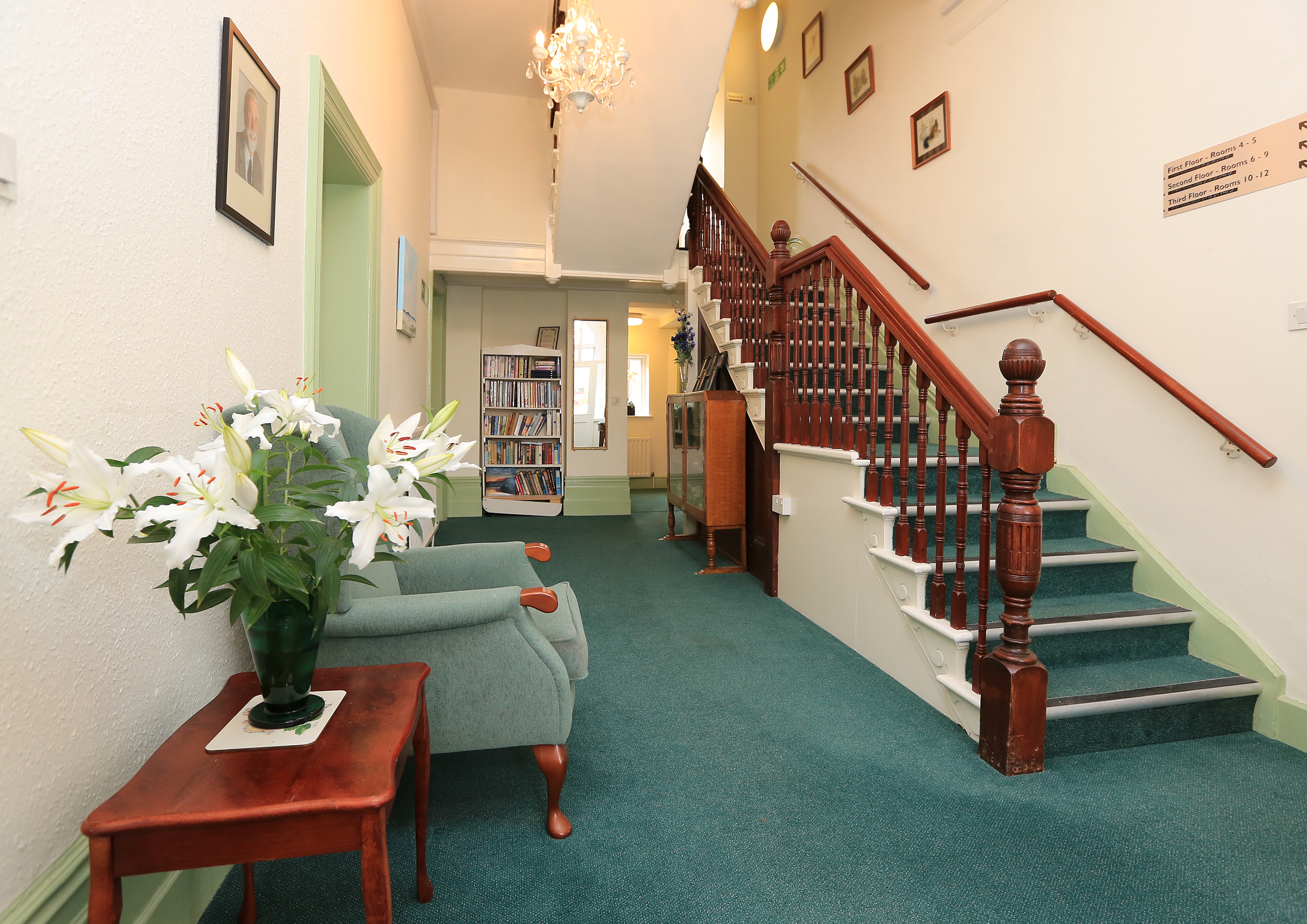 Entrance hall of Boldre House