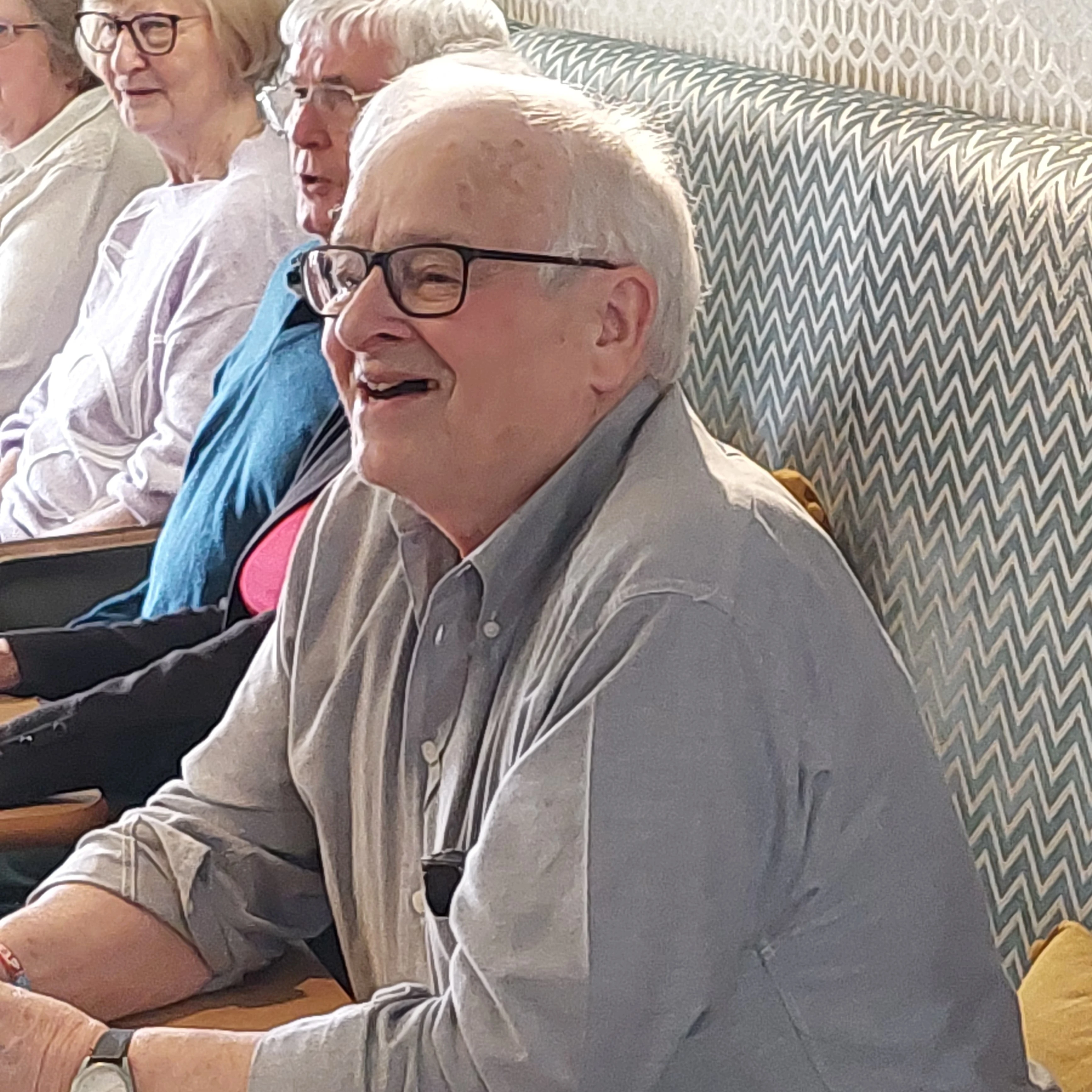 Ian, a keen attendee of the lunch club at Speedwell Court