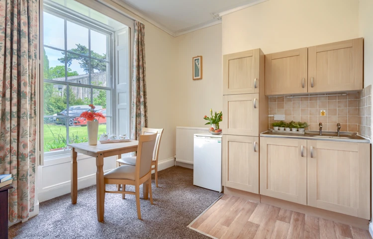 Kitchenette Area Of Bedroom At Bolton Lodge And Proctor House