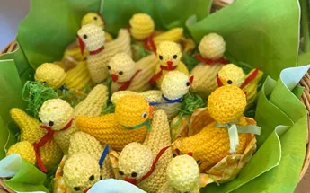 Easter chick knitting pattern Image