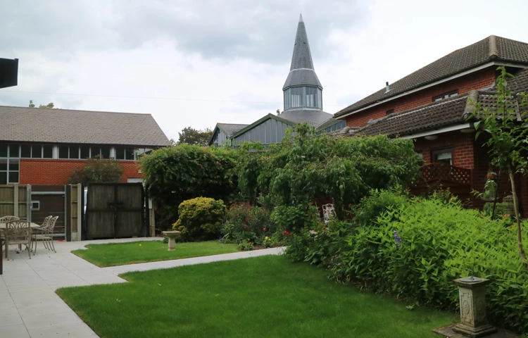 Lawn And Patio At Archer House, Billericay CM12 9LD