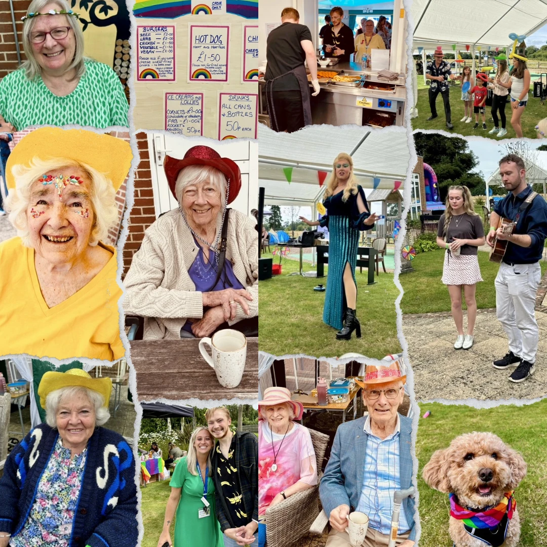 Photo montage of Rainbow Westival