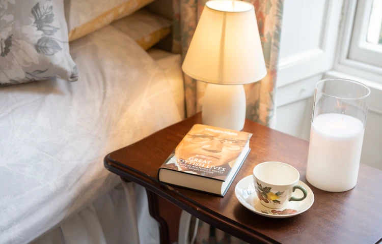 Bedside Table With Book
